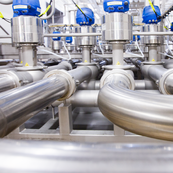 image of operational equipment in a Glanbia plant