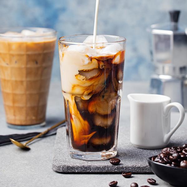 image of a mocha oat drink