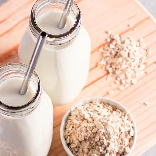 image of an oat beverage solution