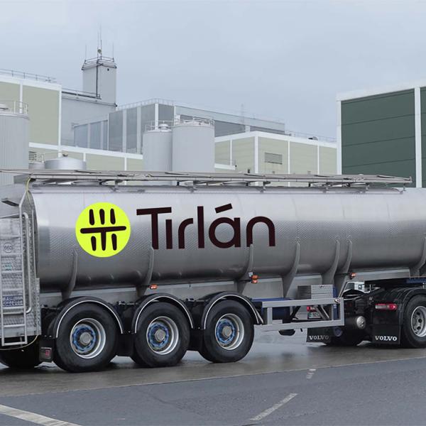 Tirlan truck arriving at Ballyraggart