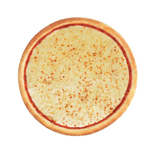 image of cheese on a pizza
