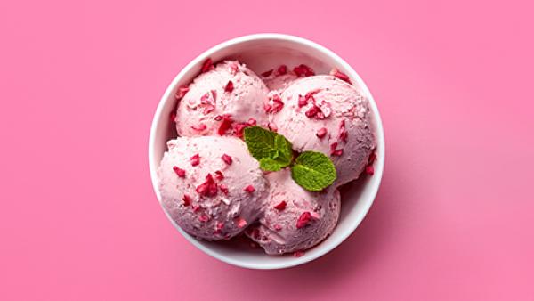 ice cream in a bowl