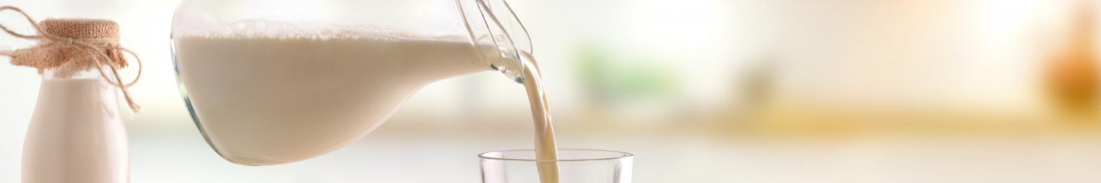 image of milk pouring into glass